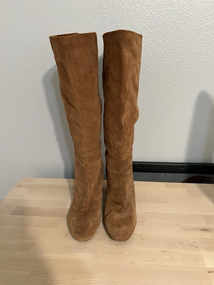 Chinese Laundry Kipper Split Suede Bootie Brown Size 8.5 - Image 3 of 4