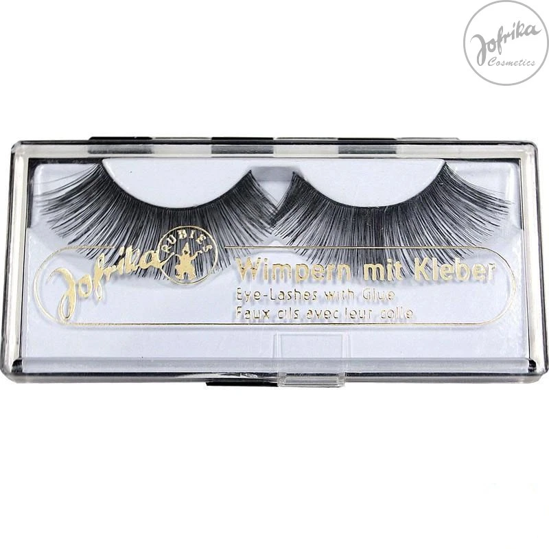 Jofrika Cosmetics 718603 Echthaar Superlong, Wimpern in Echthaaroptik