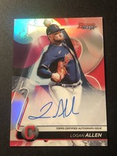 2020 Bowman's Best of Refractor Logan Allen #B20-LA Rookie Auto RC