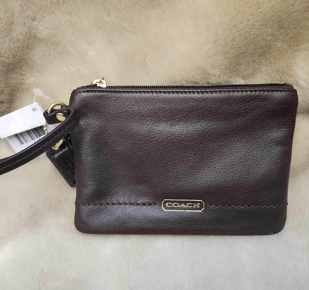 Coach CAMPBELL LEATHER SMALL WRISTLET (COACH F50078