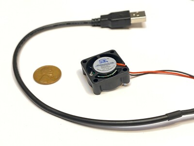 1 Piece USB connector 5v fan 2510 small 2 pin computer GDStime 25mm x 10mm WD B9