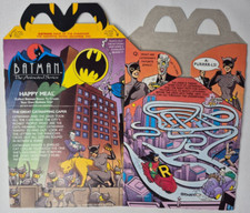 1993 McDonald's Happy Meal Box-Batman: The Animated Series Box B