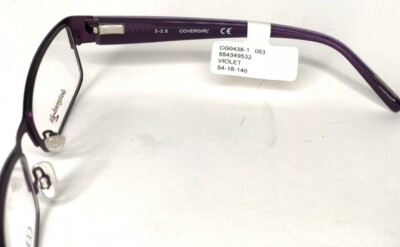 Covergirl Cover Girl Eyeglasses Eye Glasses Frames CG0438-1 083 54-18-140 B Covergirl womans CG0438 Violet 54-18-140 Women main image 3