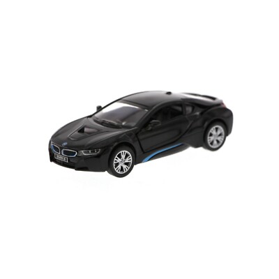 (5379DA)1:36 Scale(KINSMART) BMW i8 .2 Doors OPENABLE Diecast Model Car 5''BLACK 