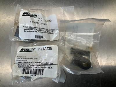 (3) Speedaire 1A439 Rod Eye Kit 1-1/8'', Balluff   3/8''-24 Thread, 3/8'' Bore