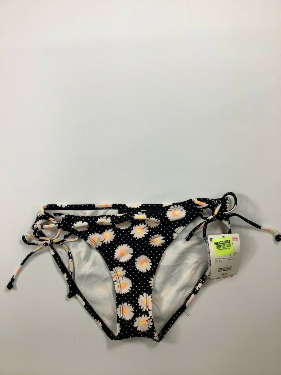 Womens Joe Boxer Black Flowers Swimsuit Bottoms Medium NEW! | eBay