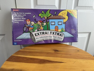 Lakeshore Extra! Extra!: Informational Text Game Grades 1-2 Homeschool