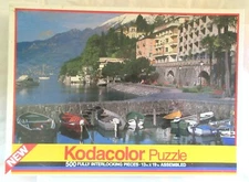 RoseArt LAKE MAGGIORE ASCONA SWITZERLAND Swiss Kodacolor 500 Pc Kodak Puzzle