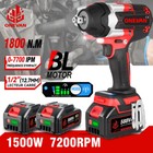 Clé à chocs 1/2" sans fil Tournevis électrique avec 2 batteries pour Makita18V