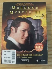 Murdoch Mysteries - Season 8 - DVD - 2015 - 5-Discs - Acorn - Maureen Jennings