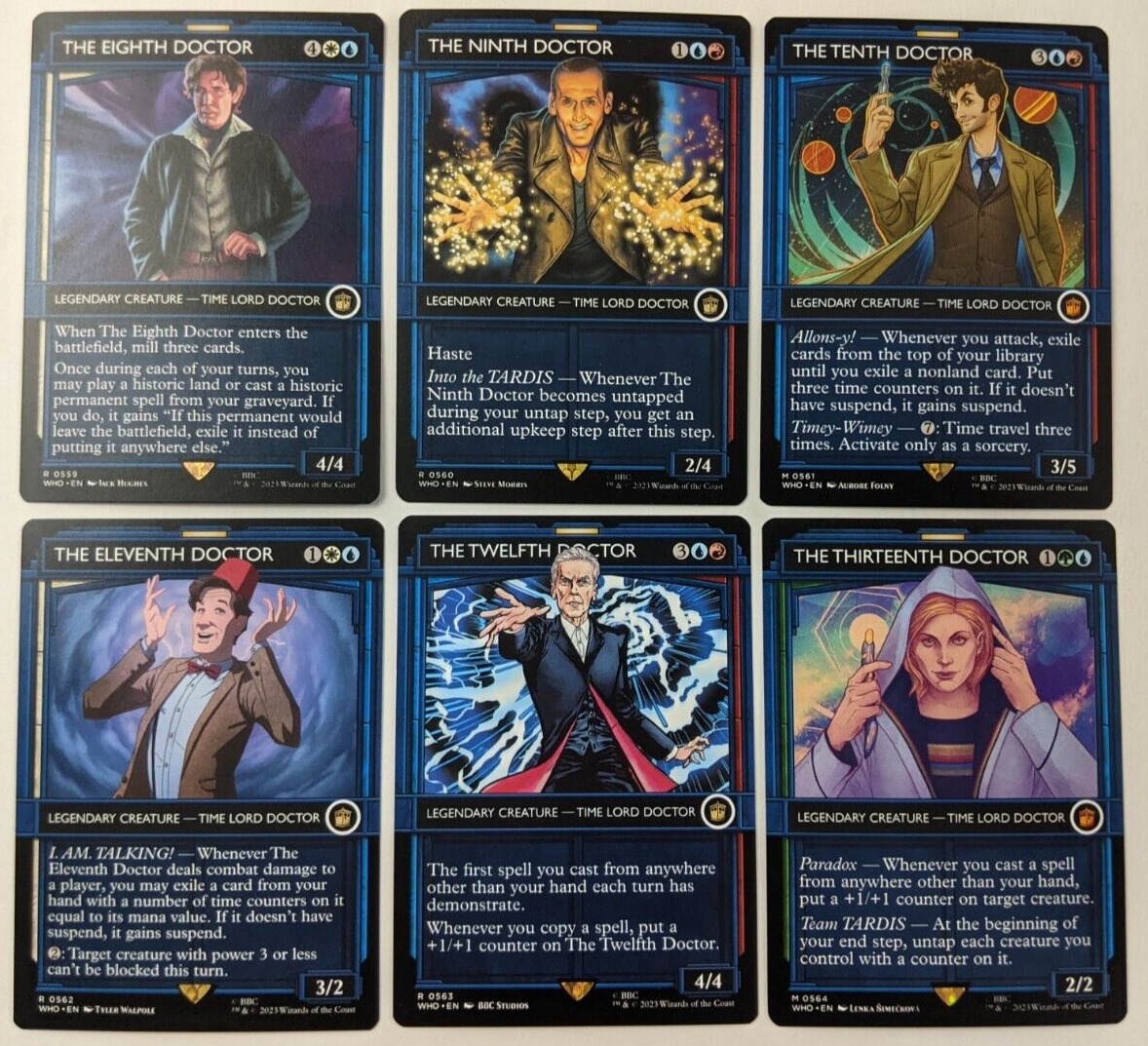 mtg doctor who card list price Amazon.com: Magic: The Gathering Doctor Who Commander Deck – Paradox Power  (100-Card Deck, 2-Card Collector Booster Sample Pack + Accessories) : Toys  & Games main image 1