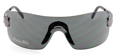 CHRISTIAN DIOR Millenium 24X Gray Black Shield Sunglasses Austria