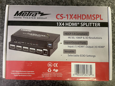 CS-1X4HDMSPL, 1X4 HDMI Splitter