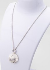 Chopard Happy Spirit Necklace 18k White Gold 1.25 ct Diamond MOP Rare Piece