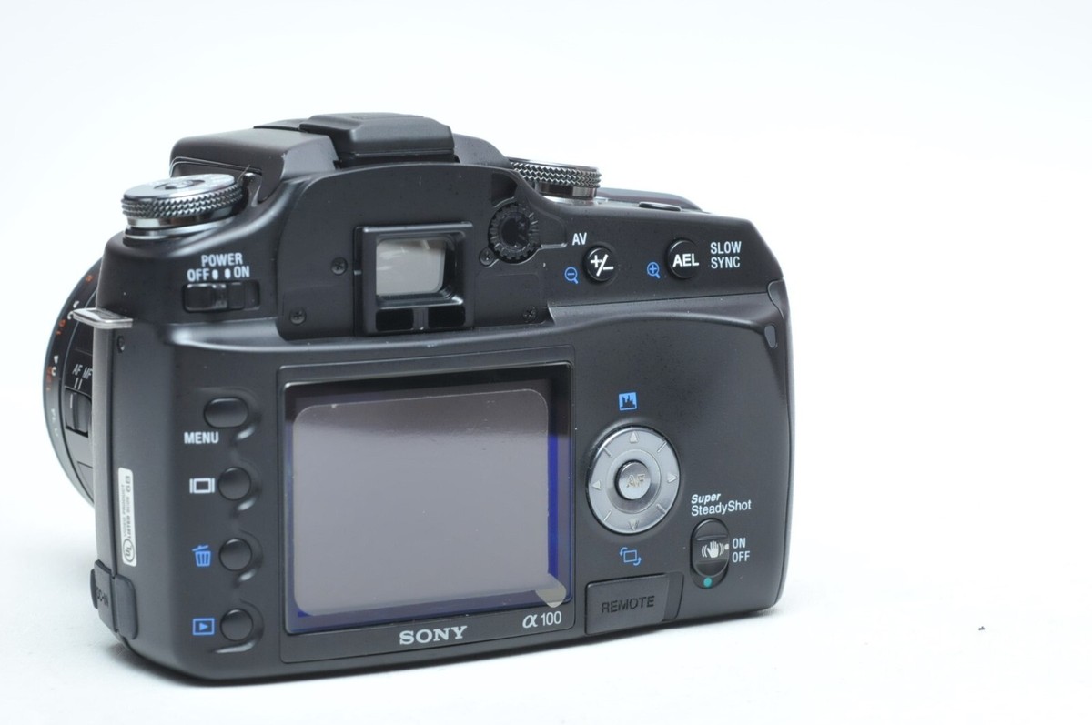 Sony Alpha A100 10.2MP Digital SLR Camera W/DT 50mm F1.8 SAM Lens