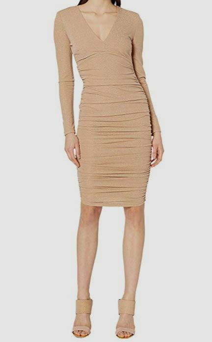 long sleeve bardot evening dress PrettyLittleThing Women's Mesh Overlay Long Sleeve Bardot Maxi Dress in Khaki