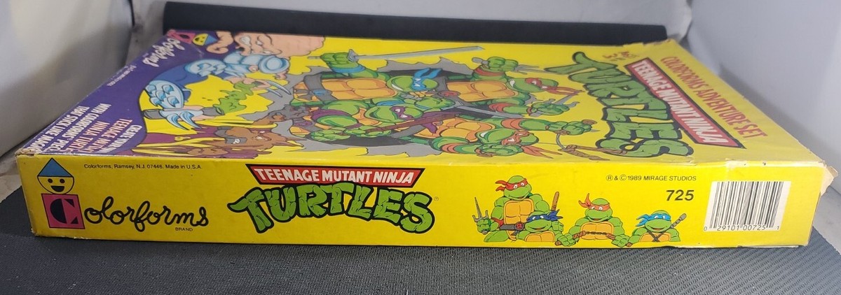 Vintage 1989 Teenage Mutant Ninja Turtles TMNT Colorforms
