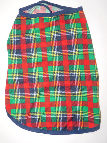 Dog Clothes XL Plaid Pajamas Outfit CHECK MEASUREMENTS