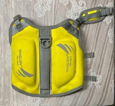Dog Life Jacket Vivaglory Neoprene Sports Style Gray/Yellow Size Medium NWT
