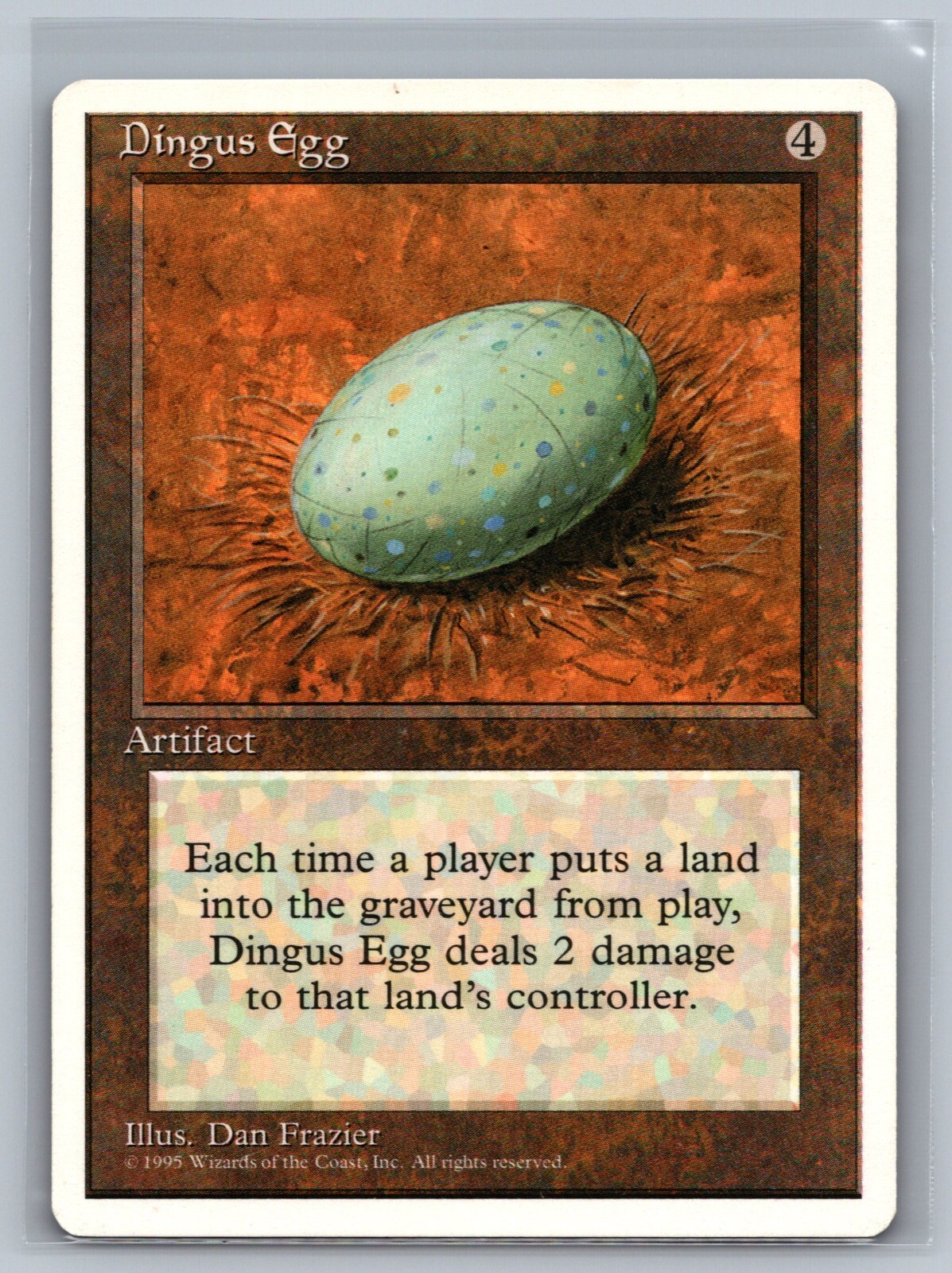 Magic The Gathering 4th Edition Dingus Egg MTG TCG CCG Fourth