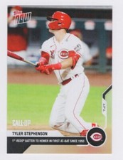 2020 Topps Now ~Tyler Stephenson #24 RC Call-Up ~Reds Prospect Hr 1st Ab~PR:1031