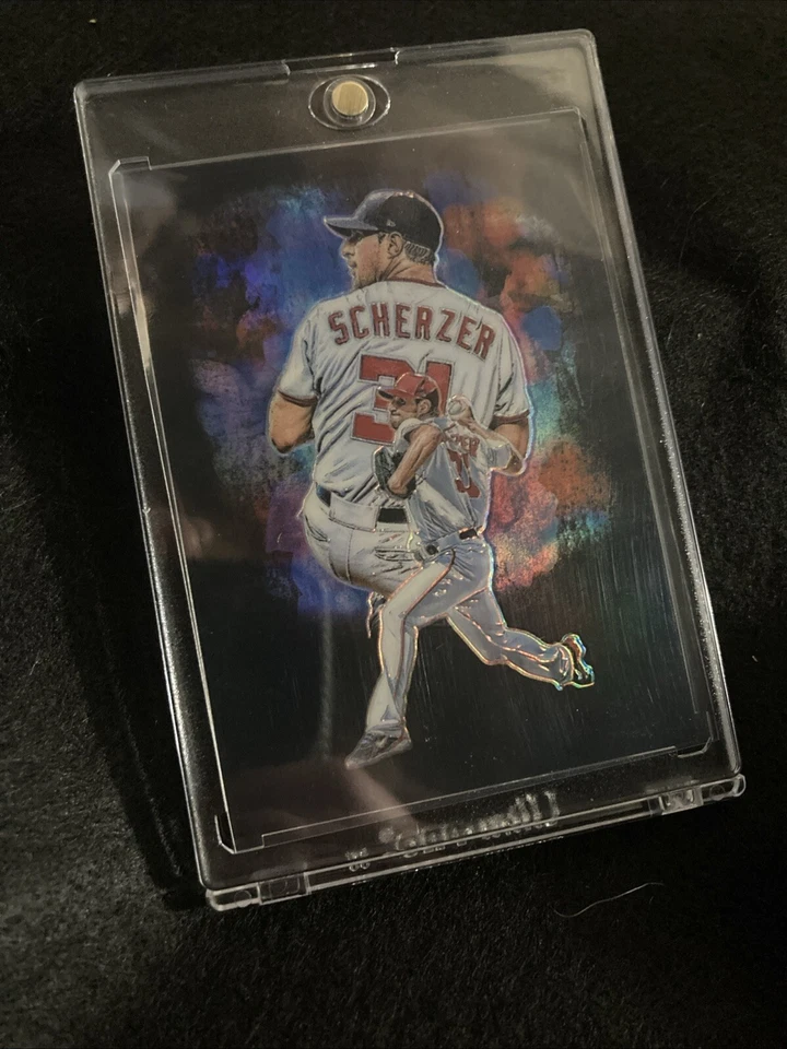 2019 Panini Prizm - Profiles #P9 Max Scherzer - Image 3 of 3