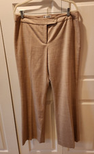 Pendleton Womens Sz 14 Dress Pants Slacks Fully Lined Tan Beige Wool/Spandex USA