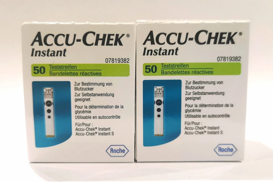 ACCU-CHEK Accu chek instant 2 x 50 Stck. Blutzuckerteststreifen, MHD 05.2027