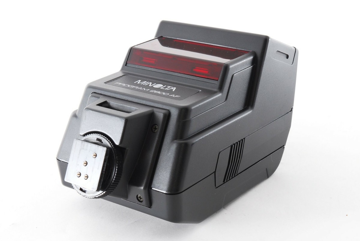 MINOLTA 7000　PROGRAM　2800　AF Minolta Program 2800 AF Flash for Maxxum 5000, 7000, 9000 w/case