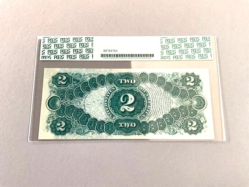 U.S. 2 Dollars FR 46 Series 'B' 1875  PCGS 63 - Image 3 of 4