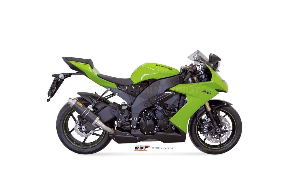 Mivv Exhaust Muffler GP Carbon Fiber for Kawasaki Zx-10 R 2008 > 2010