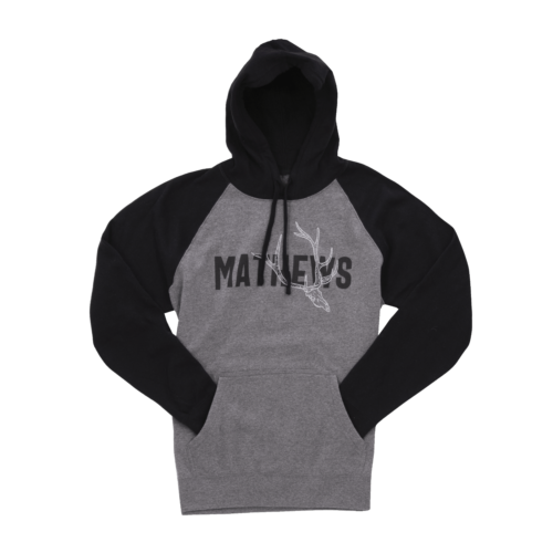 Mathews Elk Hoodie - Black/Grey - Large - 70394-3A - Picture 1 of 1