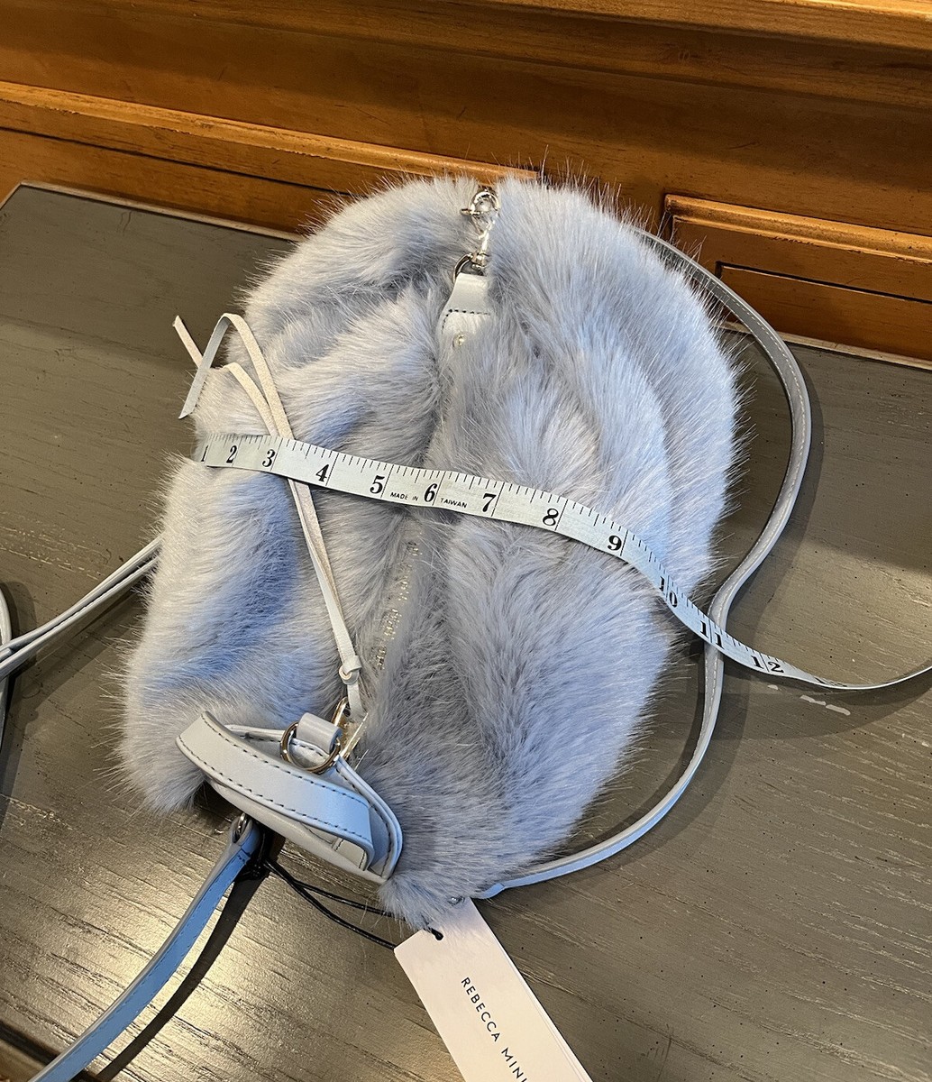 NWT Rebecca Minkoff Faux Fur Convertible Mini Julian  display picture 1