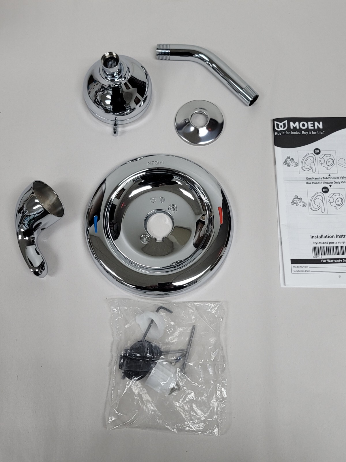 Moen 82604 Adler Chrome PosiTemp Shower Faucet Trim Kit Only Not