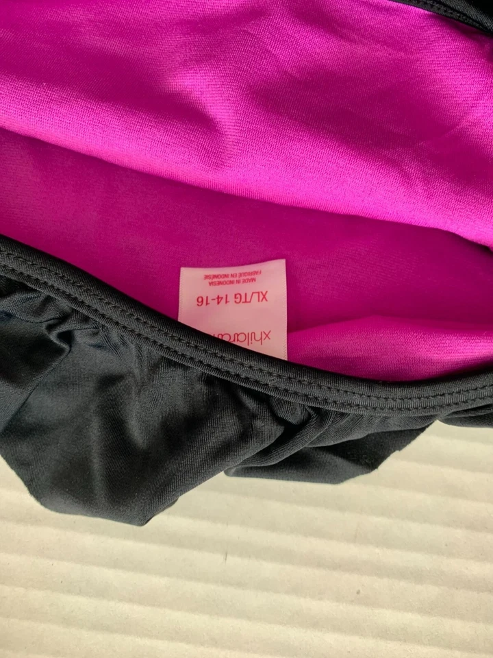 Xhilaration Niñas XL 14 16 Cheetah Bikini 2 Piezas Traje de Baño Nadar Pooh Playa Cheet Foto 3 de 4