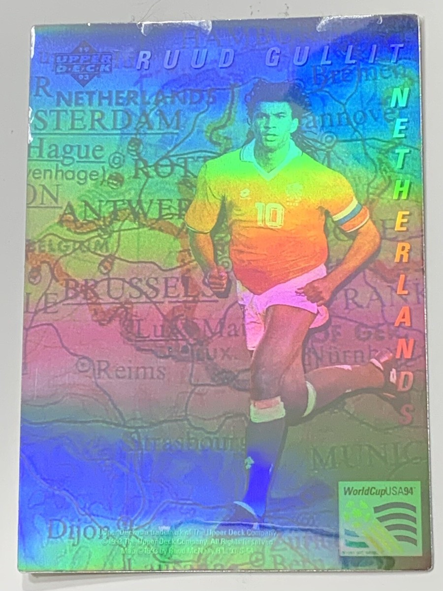UPPER DECK 激レア RUUD GULLIT Upper Deck World Cup USA 94 Ruud Gullit #76 Netherlands card