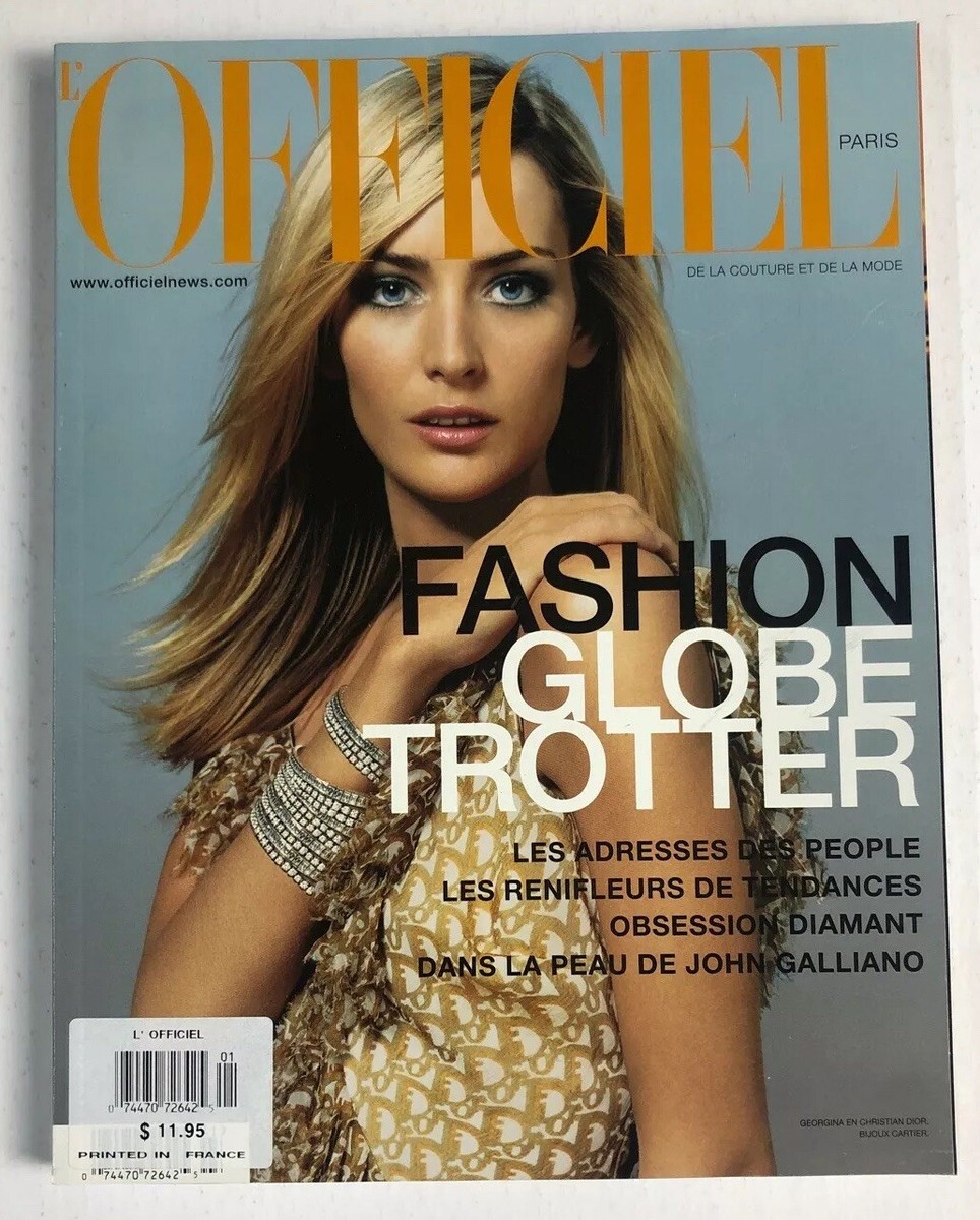 L'OFFICIEL PARIS French Fashion Magazine December Jan Georgina | eBay