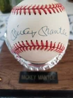 Mickey Mantle autographed baseball W/card In Hard Case I Cannot Find The Coa.