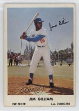 1961 Bell Brand Los Angeles Dodgers Jim Gilliam #19 0q3
