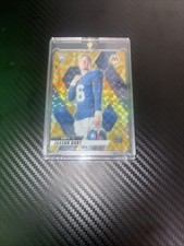 2025 Jaxson Dart Panini Mosaic Yellow Reactive Variation Rookie Card