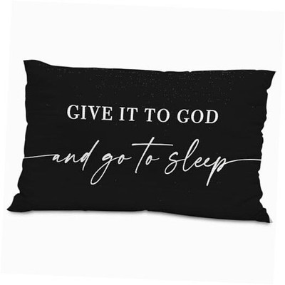  Give It to God and Go to 20'' x 12'' (Pack of 1) Decorative Black 12'' X 20''
