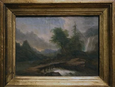 " Torrent de montagne " Louis Etienne Watelet (1780-1866)  1820