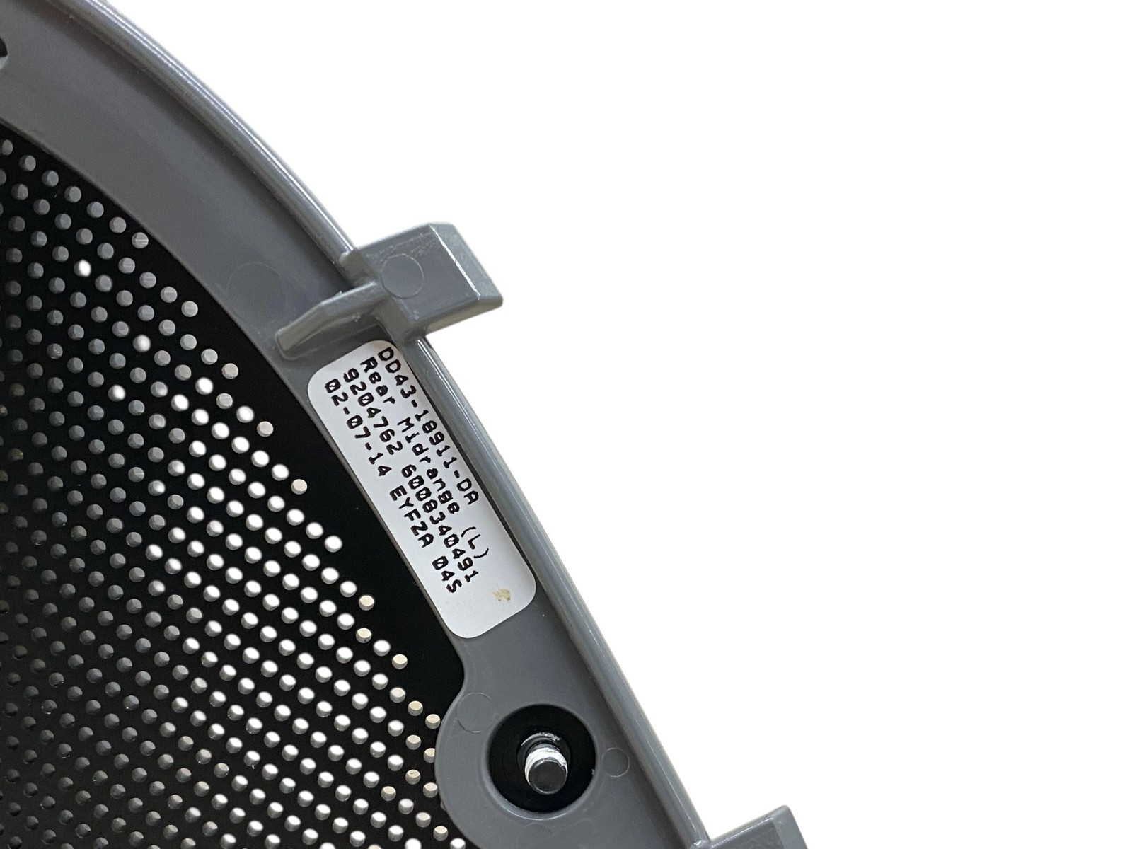 2015 ASTON MARTIN RAPIDE LEFT REAR DOOR UPPER B&O SPEAKER GRILLE COVER PANEL