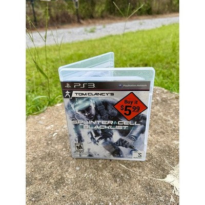 Tom Clancys Splinter Cell Blacklist Sony PlayStation 3 PS3 Stealth Action Game