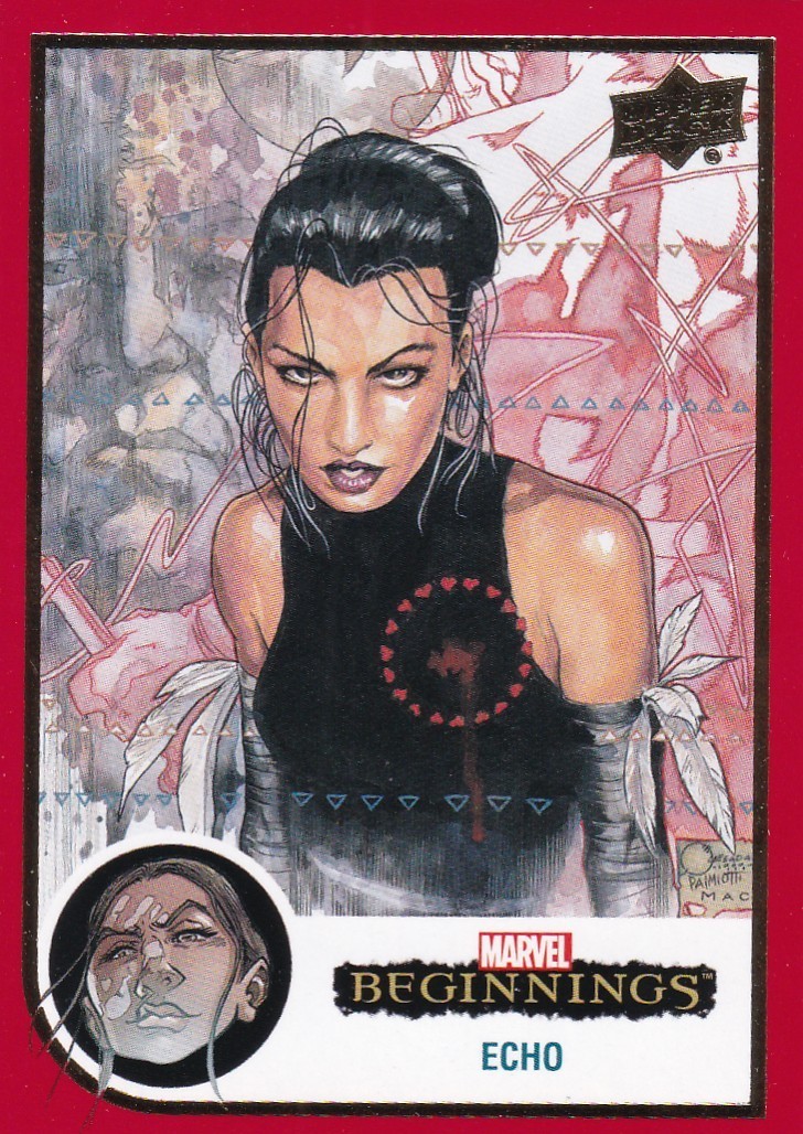 2022 Upper Deck Marvel Beginnings Vol 2 Ser. 1 Echo Red Base #138 PWE