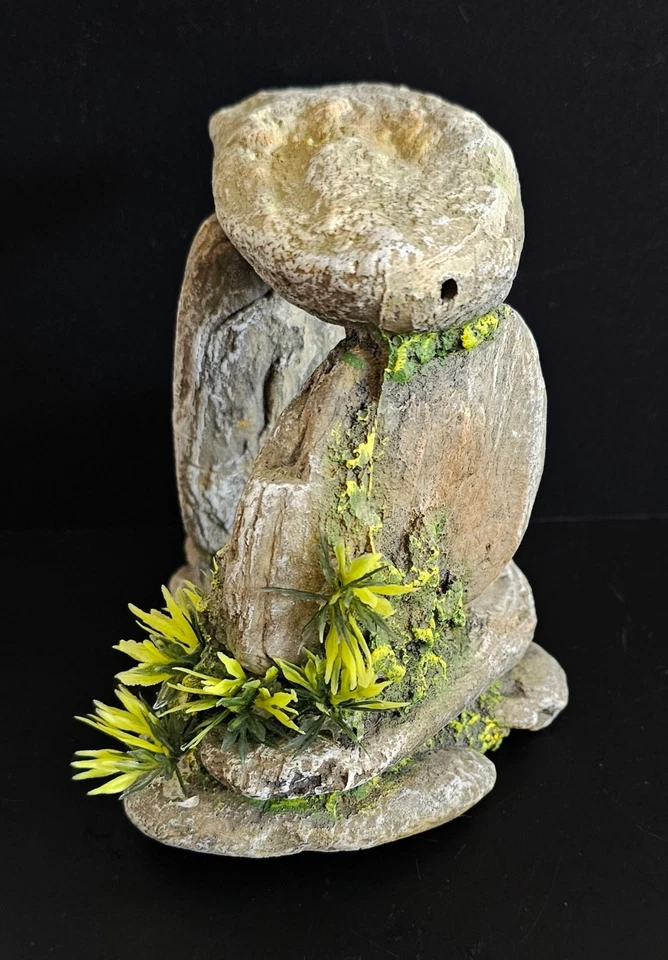 5.5" x 5" x 3.5" Equilibrio Ruinas de Roca Formación Peces Acuario Decoración Foto 3 de 4