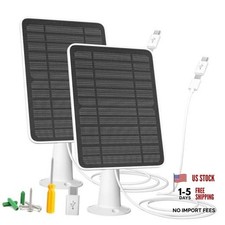 Solar Panel Charger Compatible with Reolink Argus 2E/Eco for Reolink-2 Pack