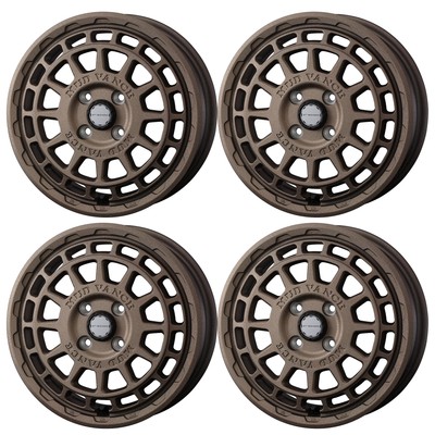 WEDS MUDVANCE X TYPE F Wheels 14x5.0J+30 4x100 Flint Bronze [Set