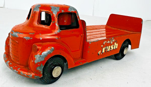 Holy Grail 1950’s Vintage London Toy Wind Orange Crush Beverage Truck