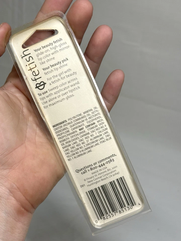 Brilho labial vintage marca fetiche Y2K - Imagem 3 de 4